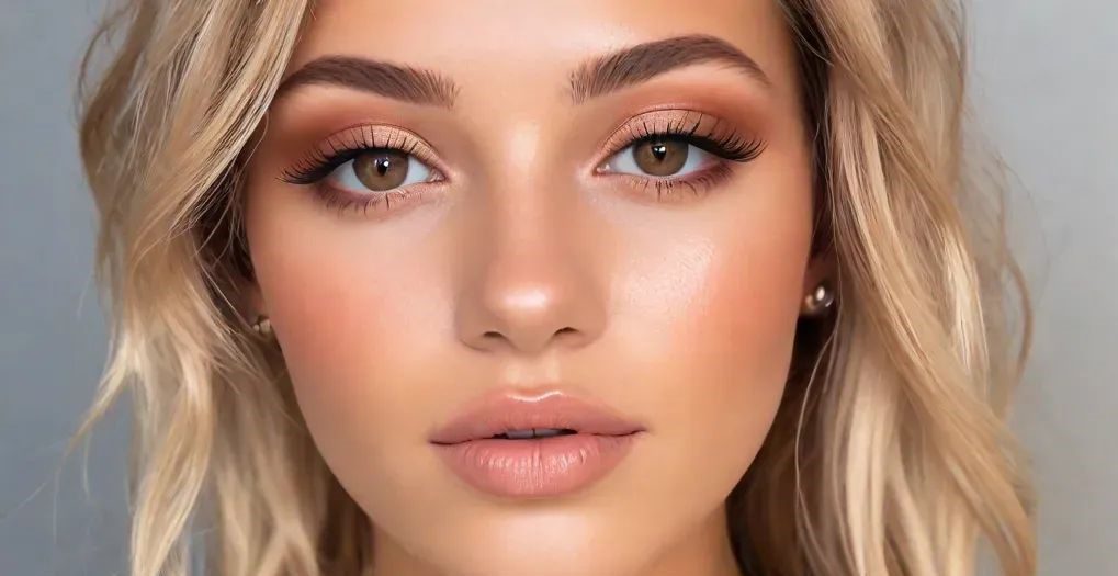 Glazed Skin and Peachy Glow 1 7 Stunning Valentine's Day Makeup Looks for 2025 - 3