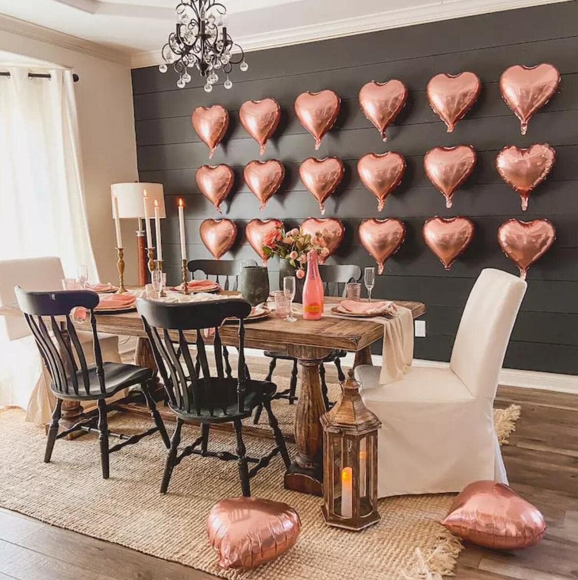 Metallics and Jewel Tones 2025 Valentine's Day Decor Ideas - 5