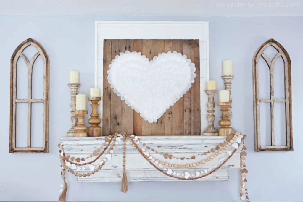 Neutrals and Earth Tones into Valentines Day Decor 2025 Valentine's Day Decor Ideas - 4