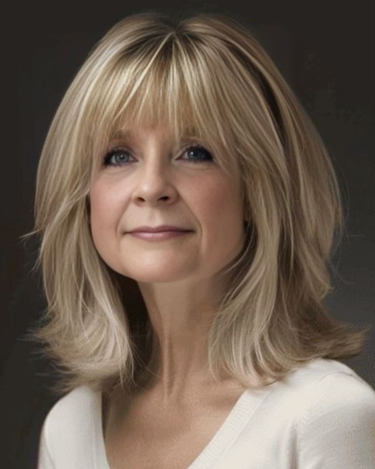 Shoulder Length with Layerss 2025 Hairstyles for Women Over 60: Trendy Haircuts to Try - 8