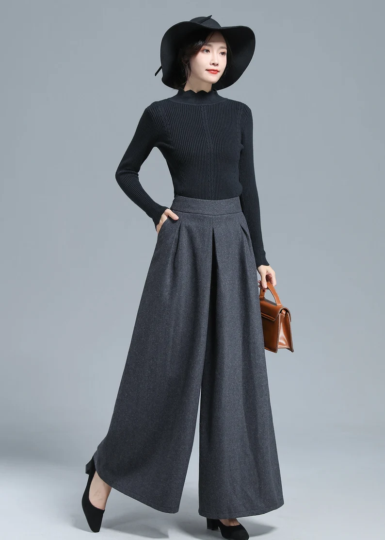 7 Stylish Wardrobe Trends for Women Over 50 in 2025 5 Wide Leg Pants 7 Stylish Wardrobe Trends for Women Over 50 in 2025 - 5