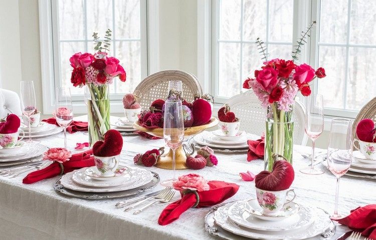table decor 2025 Valentine's Day Decor Ideas - 3