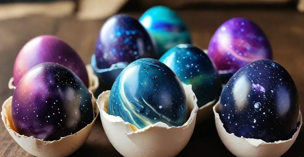 Galaxy Themed Eggs Creative Easter Egg Decorating Guide in 2025 | Paint & Dye Ideas - 4