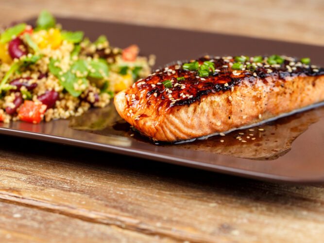 Lemon Herb Grilled Salmon with Quinoa Salad Easy Summer Dinner Ideas: Best Recipes for Hot Days - 7