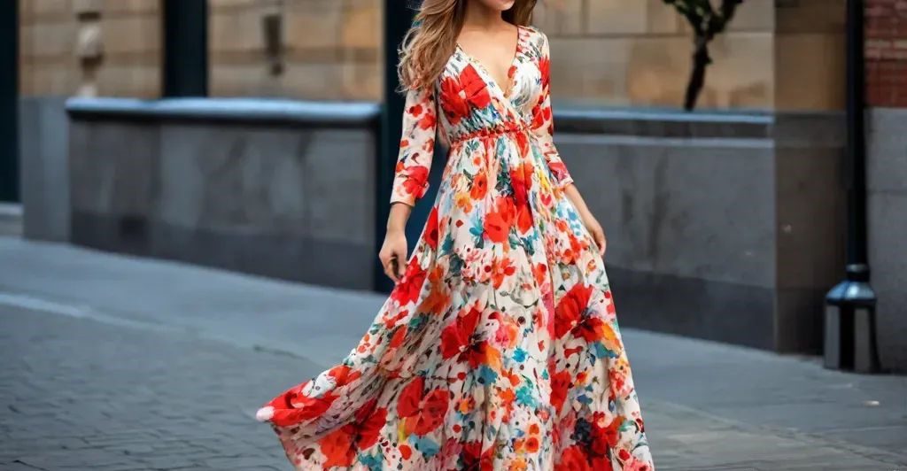 Maxi Dress floral prints Maxi Dress: Timeless Elegance for Your Summer Wardrobe - 3