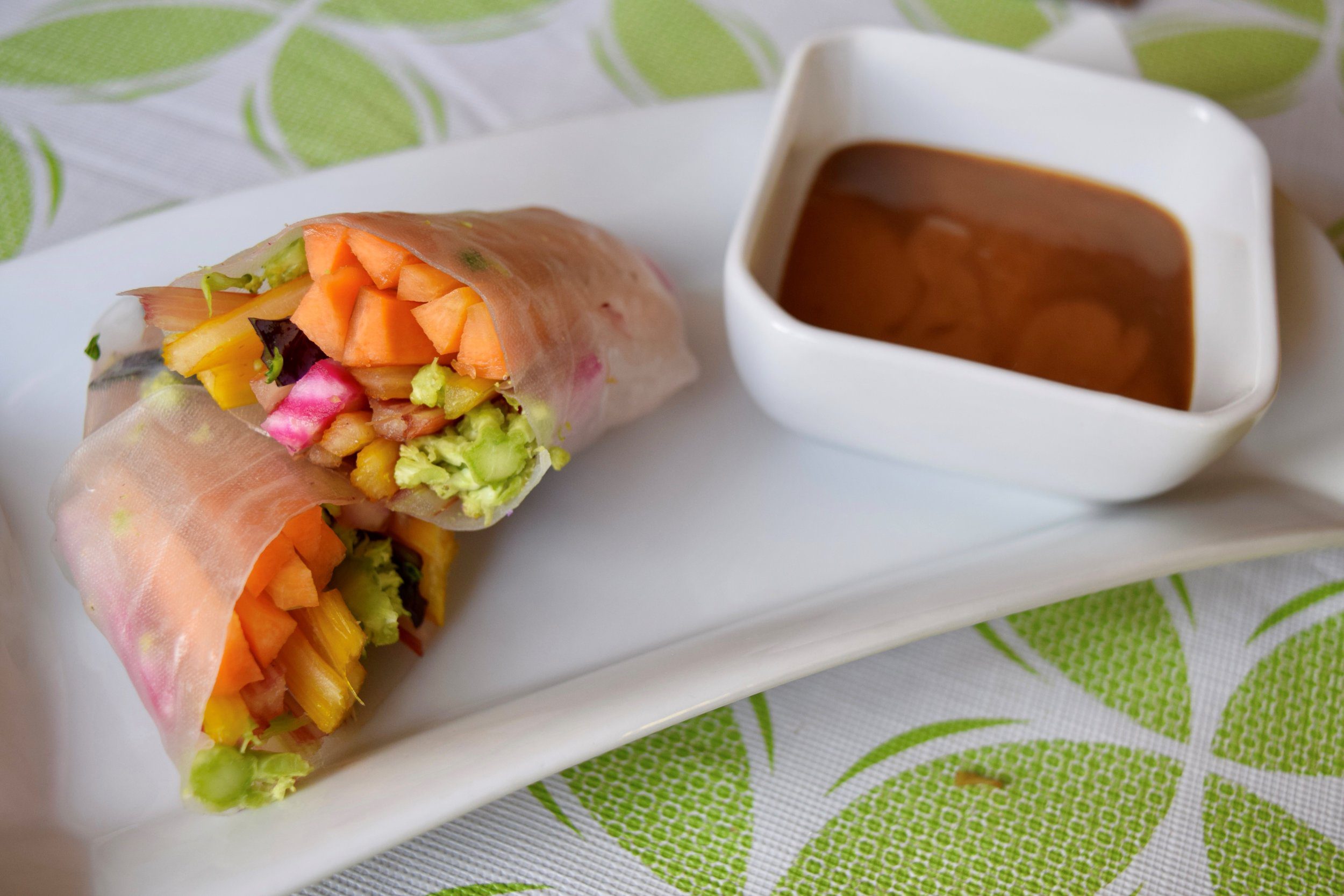 Summer Rolls with Peanut Dipping Sauce Easy Summer Dinner Ideas: Best Recipes for Hot Days - 6