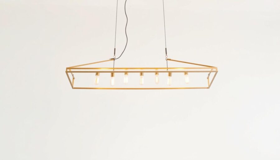 Minimalist LED Chandelier Design