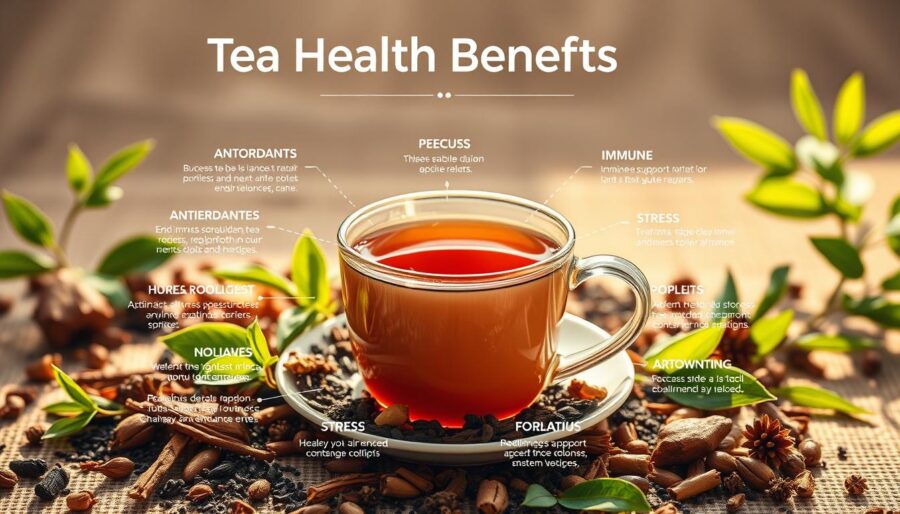 Tea Health Benefits Infographic