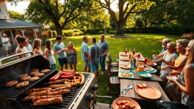 how to throw a BBQ party at home