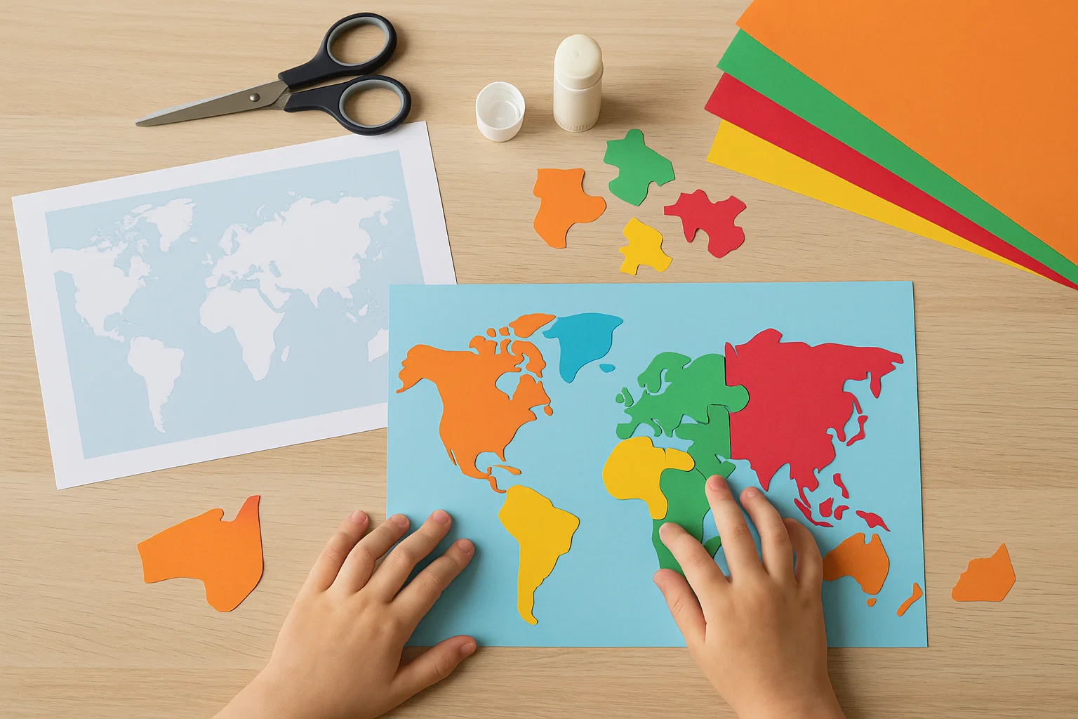 Boost Brainpower with These Fun & Educational DIY Projects for Kids 9 Craft a Puzzle Map Boost Brainpower with These Fun & Educational DIY Projects for Kids - 6