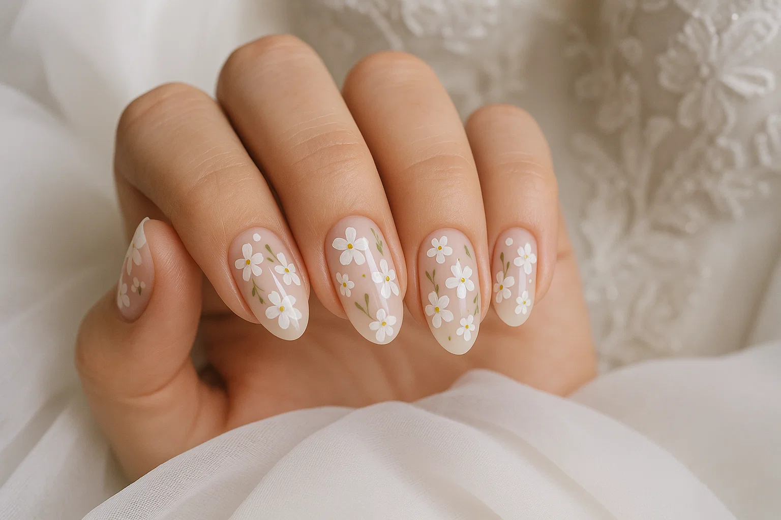 Delicate Floral Nail Art Top Wedding Nail Styles in 2025: Trendy Looks for Every Bride - 8 top wedding nail styles in 2025,bridal nail art,2025 nail trends,wedding manicure ideas,elegant nail designs,trendy nail colors,luxury nail salons,nail extensions for brides,minimalist bridal nails,eco-friendly nail lacquers,bridal nail trends,wedding nail art designs,elegant nail styles for brides,minimalist wedding nails,bold wedding nail colors,french manicure for weddings,nail gems for weddings,ombre nails for brides,floral nail art for weddings,nail trends 2025,wedding nail designs,modern nail styles,minimalist nail looks,intricate nail patterns,gemstone nail embellishments,holographic nail polish,eco-friendly nail lacquers.,wedding manicure designs,nuptial nail art,matrimonial nail looks,aisle-worthy nails,ceremony-inspired nail styles,elegant nail aesthetics,matrimonial manicure inspiration,2025 nail trends for brides,wedding nail trends,nail designs for brides,bold wedding nails,classic bridal manicure,trendy nail colors for weddings,nail art inspiration for brides,long-lasting wedding nail polish,nail art designs,wedding nail inspiration,unique nail looks,minimalist nails,glamorous manicures,seasonal nail colors,nail gems and accents,long vs short nails