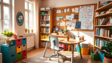 Setting up a study room for your kids