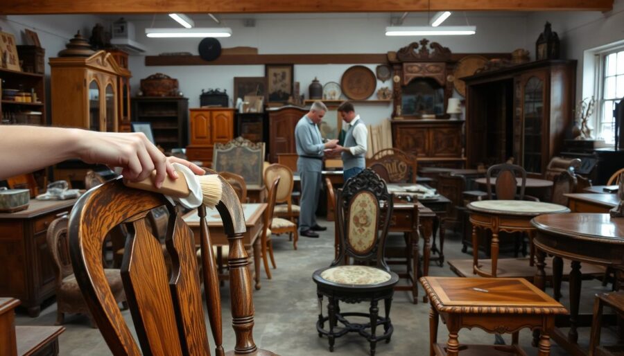 Vintage Furniture Restoration Cleaning Process Vintage Furniture Restoration Cleaning Process