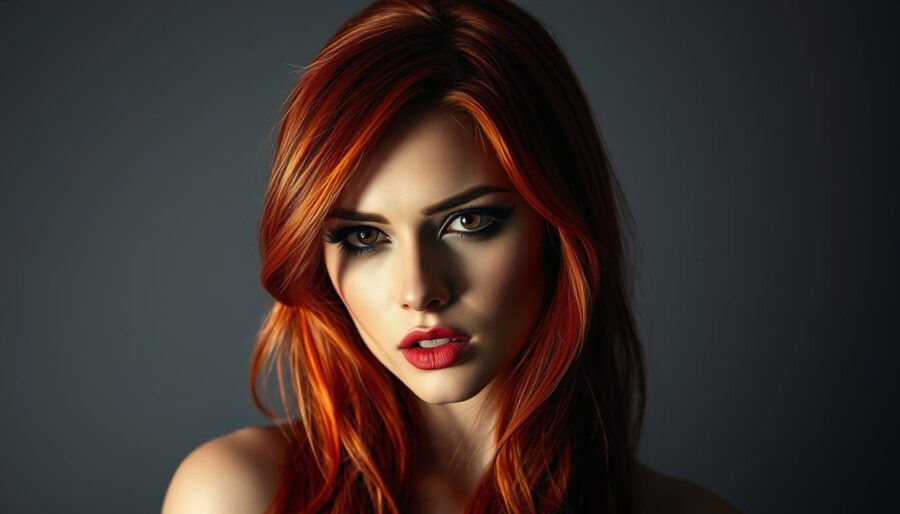 Copper and Crimson Red Hair Color Trends