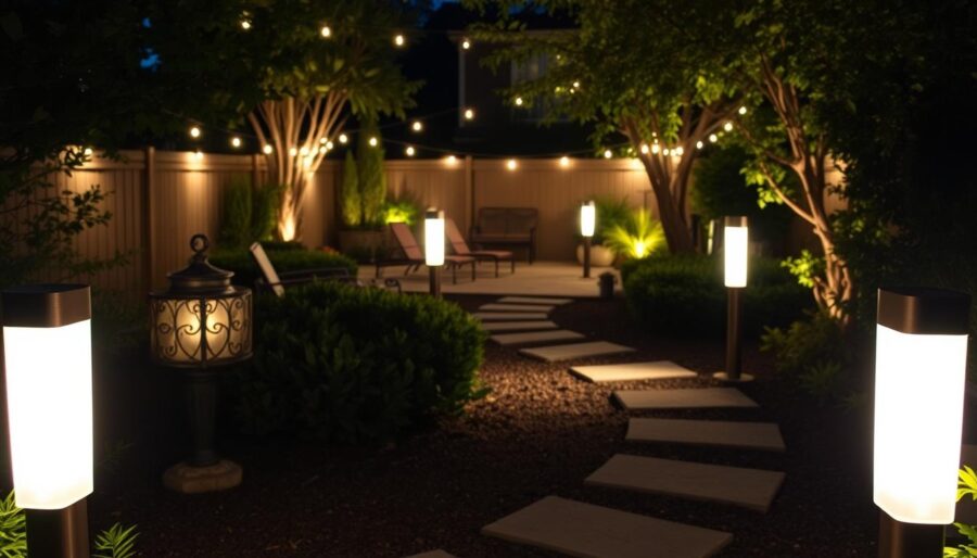 Smart Backyard Lighting Setup