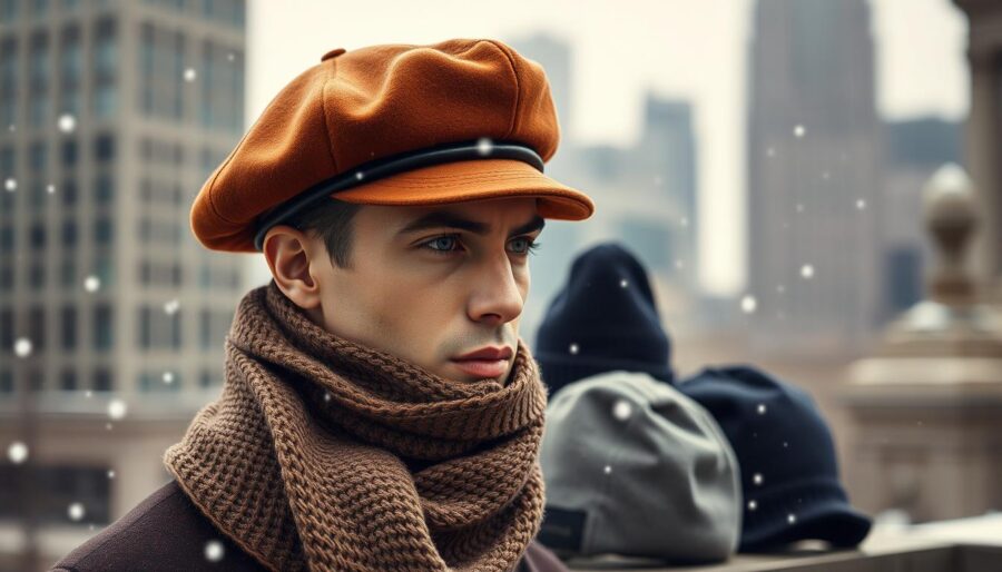 Trendy Men's Cold Weather Accessories Headwear