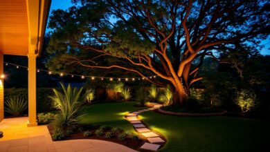 smart lighting tricks to transform your backyard