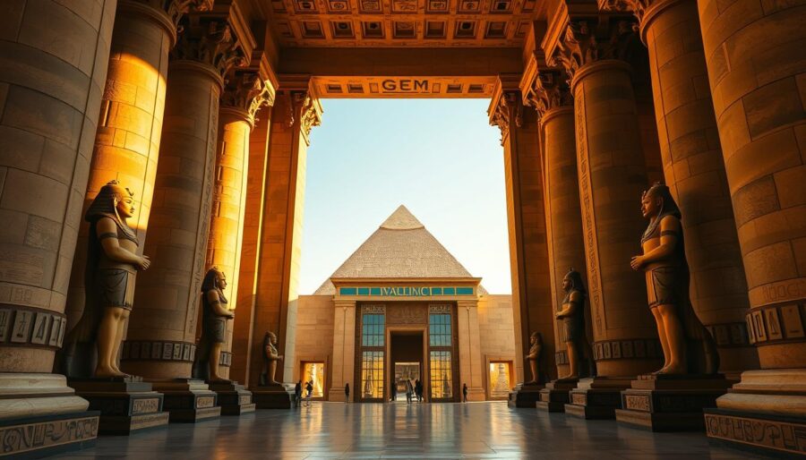Grand Egyptian Museum largest archaeological museum Grand Egyptian Museum largest archaeological museum