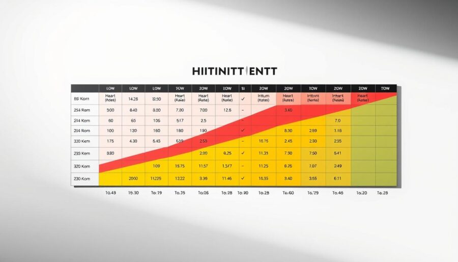 HIIT Workout Intensity Chart HIIT Workout Intensity Chart