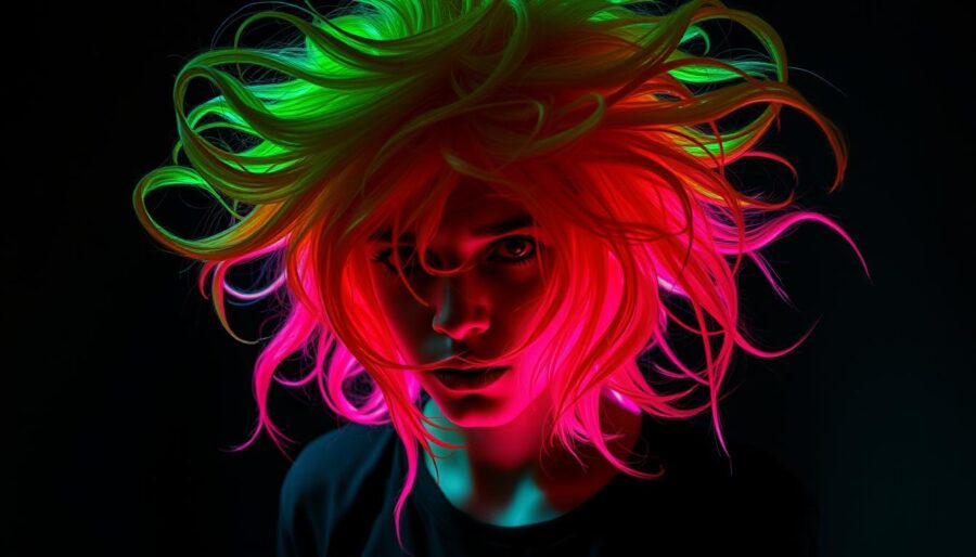 Halloween Wig Transformation Halloween Wig Transformation