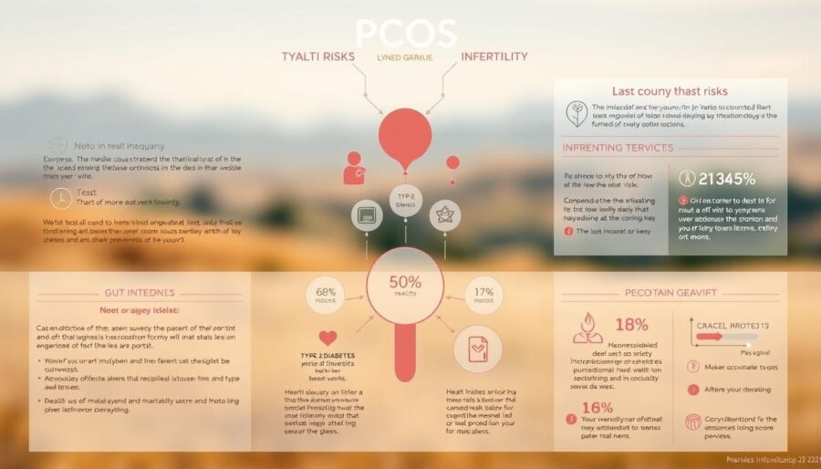 PCOS Health Risks Infographic