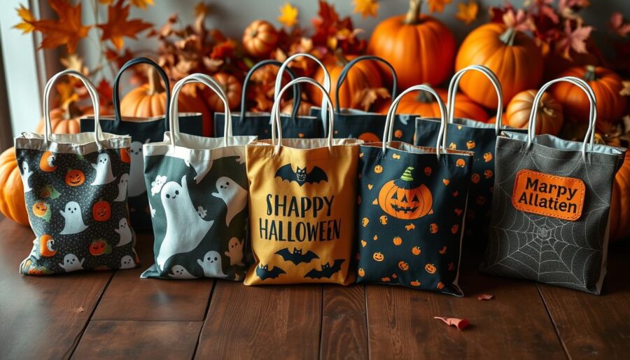 Personalized Halloween Trick-or-Treat Bags Personalized Halloween Trick-or-Treat Bags