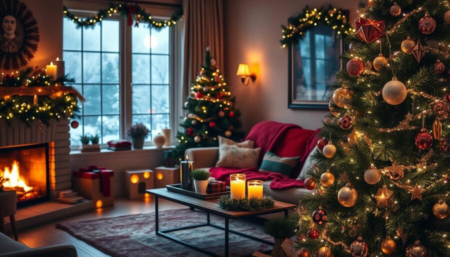 Festive Living Room Lighting Design Festive Living Room Lighting Design