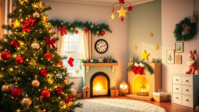 Christmas decoration for your kidsroom