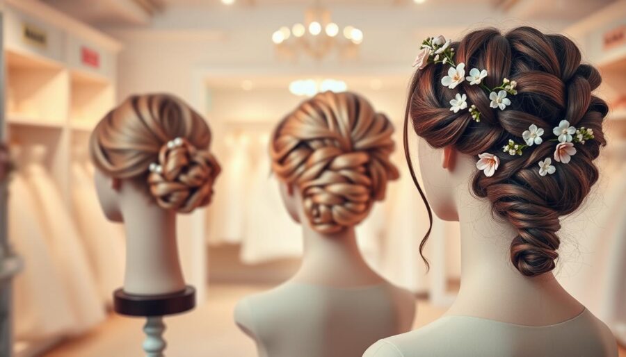 Elegant Bridal Updo Styles Elegant Bridal Updo Styles