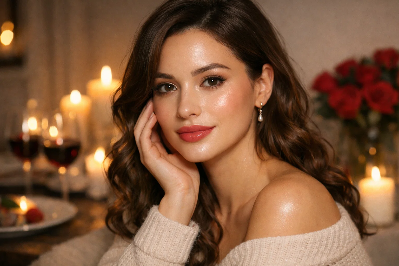 Valentine’s Day 2026 Beauty Trends: Makeup & Hair Ideas You’ll Love 14 Candlelit Dinner at Home Valentine’s Day 2026 Beauty Trends: Makeup & Hair Ideas You’ll Love - 14 Valentine’s Day 2026 Beauty Trends