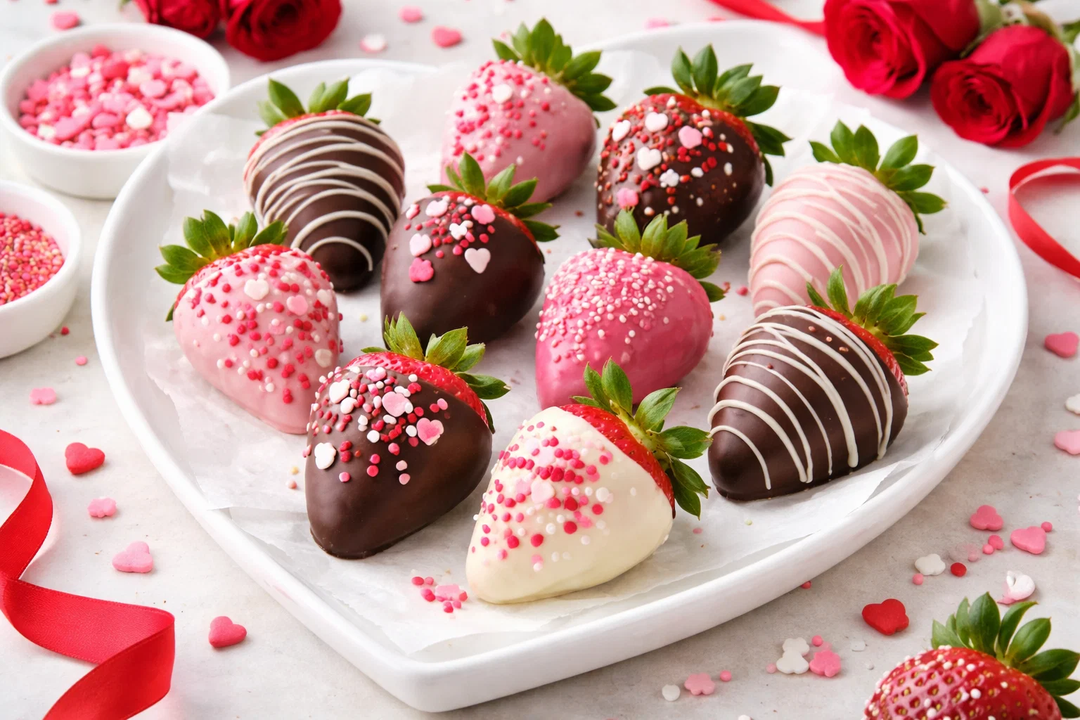 Chocolate Covered Strawberries Top Valentine’s Day Desserts That Look Fancy But Are Easy to Make - 3 Valentine’s Day Desserts