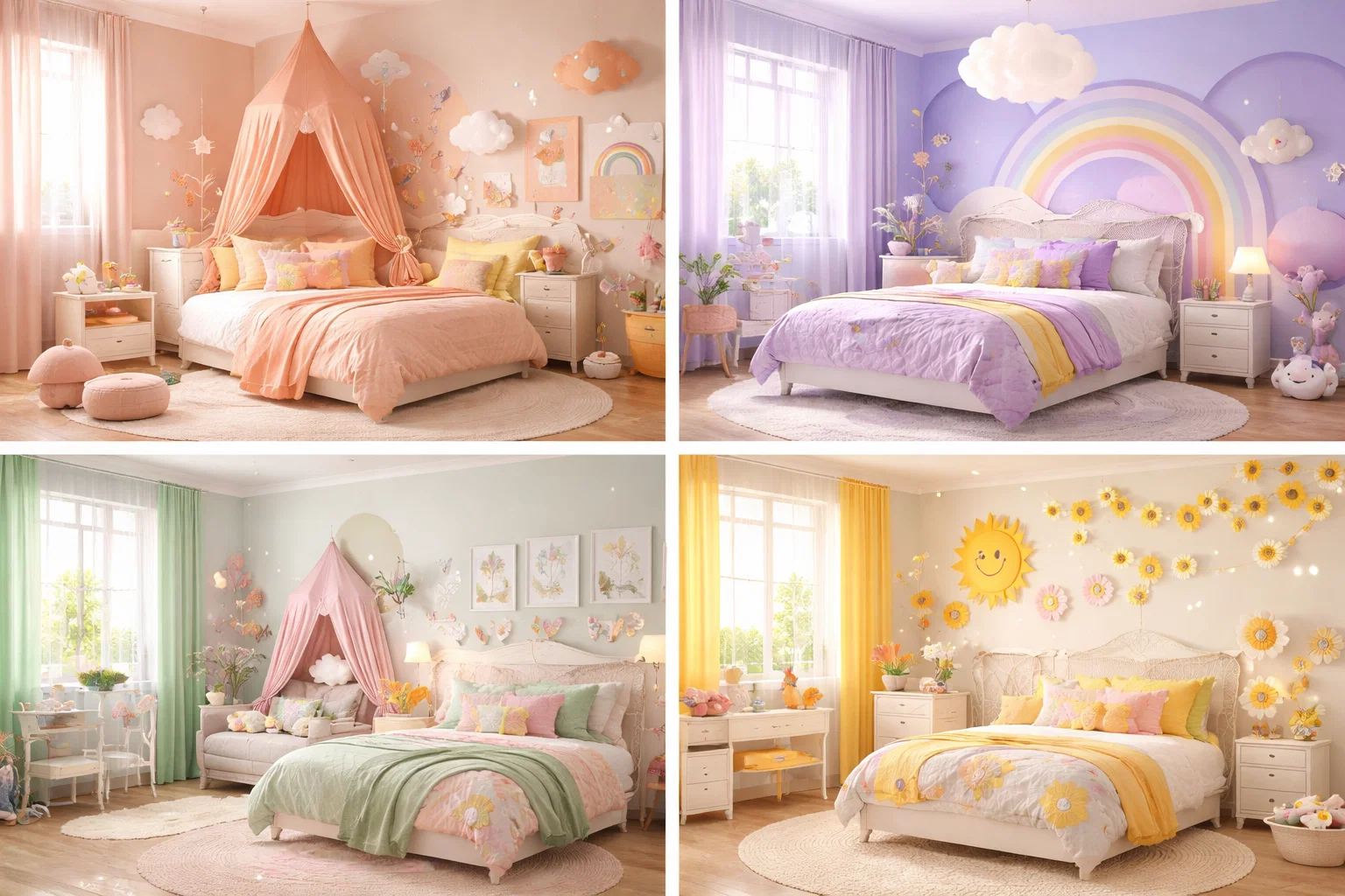 Girls’ Room Decor Trends 2026: Stylish & Fun Ideas for Every Space 3 Color Palettes That Are Trending in 2026 Girls’ Room Decor Trends 2026: Stylish & Fun Ideas for Every Space - 3 Girls’ Room Decor Trends 2026