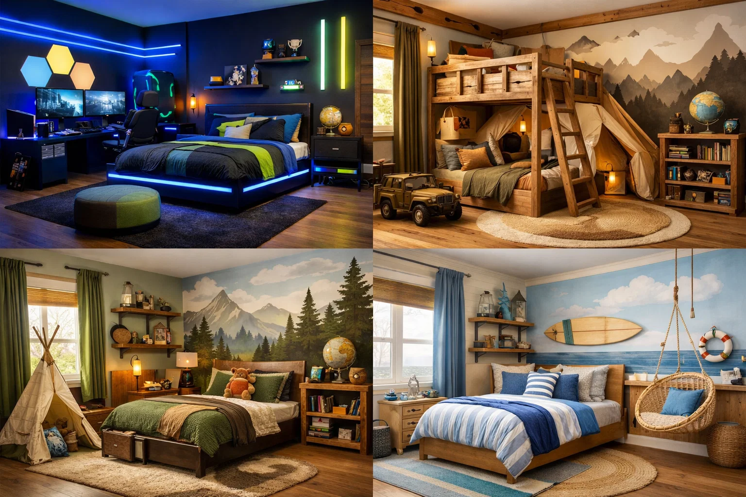 Boys’ Room Decor Trends 2026: Cool & Fun Ideas for Every Space 3 Color Schemes That Are Trending in 2026 Boys’ Room Decor Trends 2026: Cool & Fun Ideas for Every Space - 3 Boys’ Room Decor Trends 2026