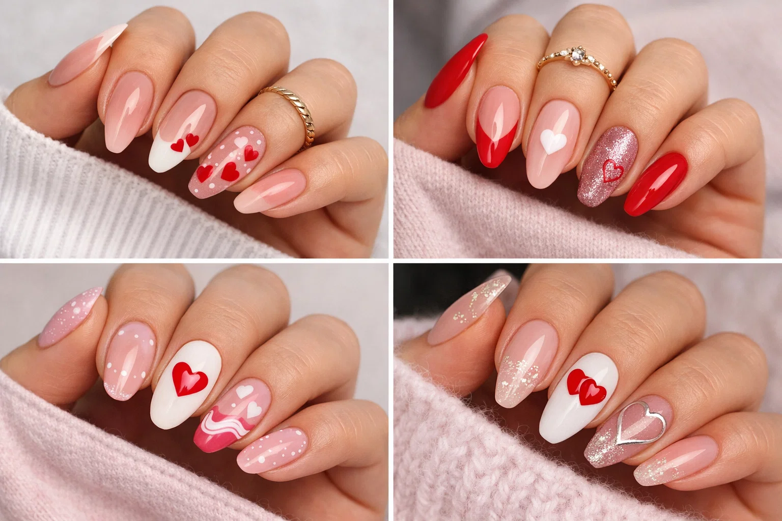 Best Romantic Valentine’s Day Nail Designs: Trendy Ideas for 2026 4 Heart Accent Nails Cute Chic and Instagram Worthy Best Romantic Valentine’s Day Nail Designs: Trendy Ideas for 2026 - 4 Best Romantic Valentine’s Day Nail Designs