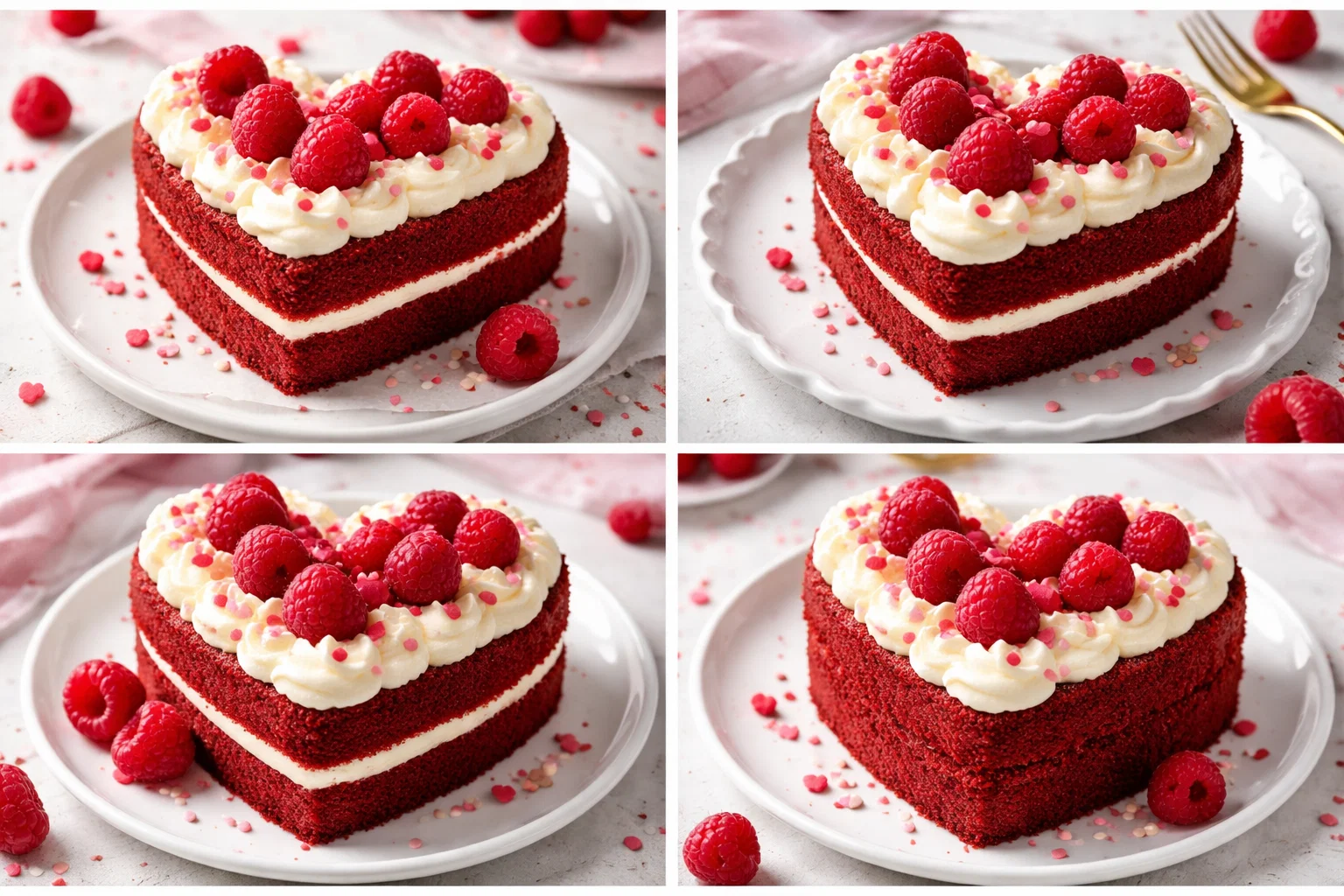Heart Shaped Red Velvet Cakes Top Valentine’s Day Desserts That Look Fancy But Are Easy to Make - 7 Valentine’s Day Desserts