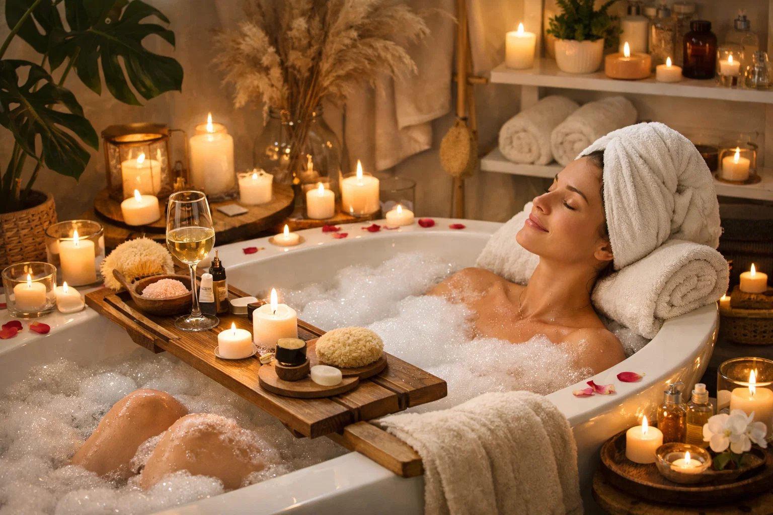 Single on Valentine’s Day? 10 Self-Care Rituals to Celebrate You 3 Indulge in a Relaxing Bath or Home Spa Single on Valentine’s Day? 10 Self-Care Rituals to Celebrate You - 3