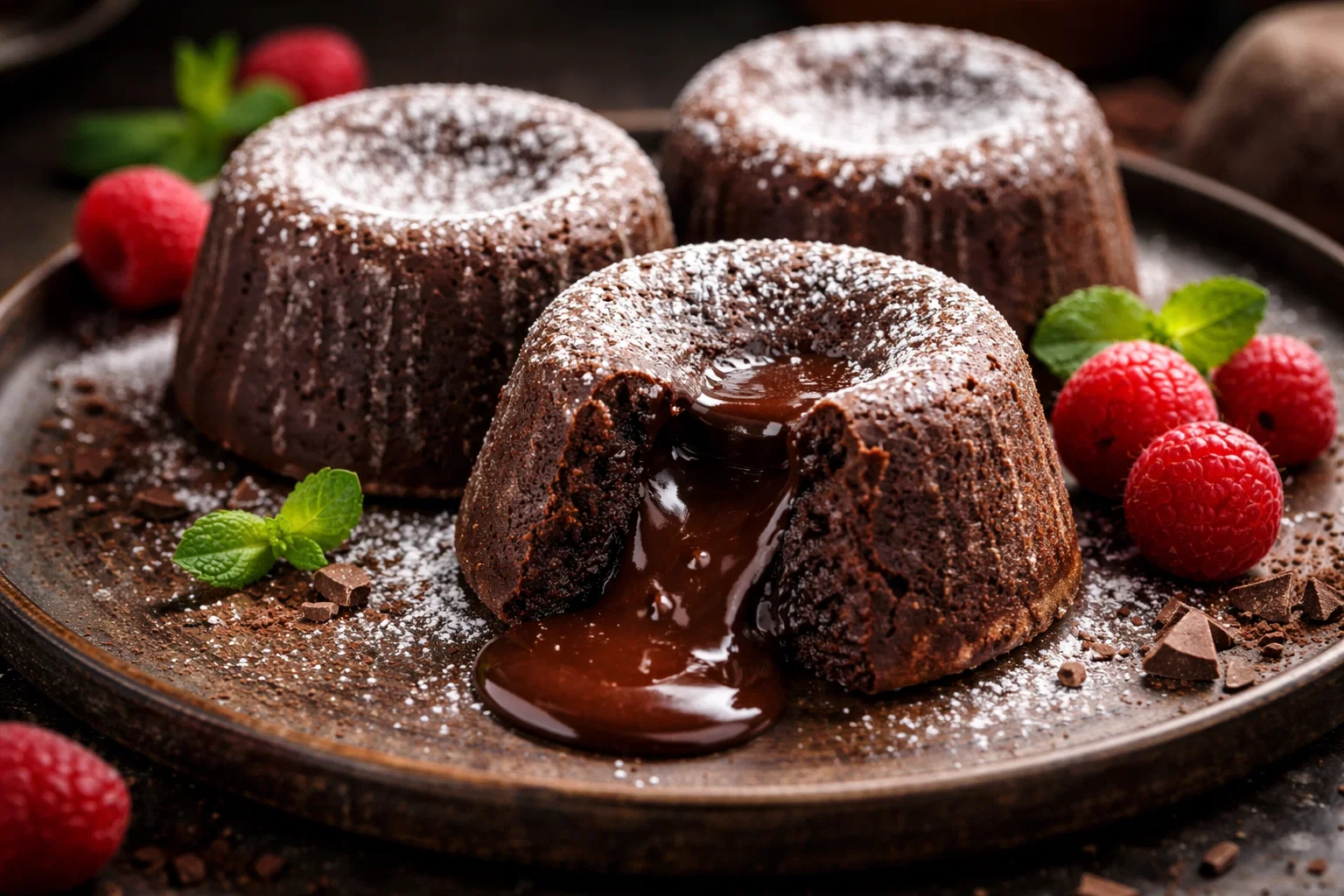 Molten Chocolate Lava Cake Top Valentine’s Day Desserts That Look Fancy But Are Easy to Make - 5 Valentine’s Day Desserts