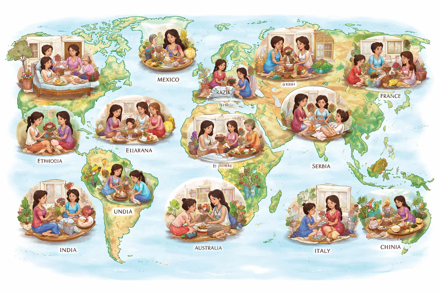 Mothers Day Around the World Mother’s Day Around the World: How Different Countries Celebrate Mom - 2 Mother’s Day Around the World