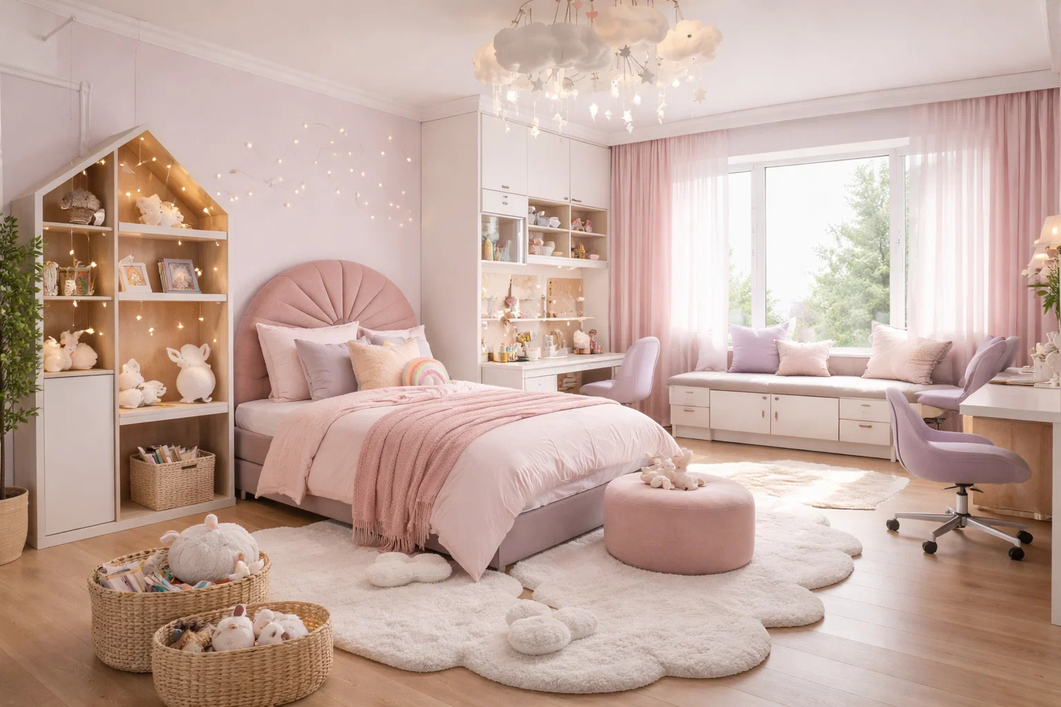 Girls’ Room Decor Trends 2026: Stylish & Fun Ideas for Every Space 4 Must Have Furniture Layout Ideas 1 Girls’ Room Decor Trends 2026: Stylish & Fun Ideas for Every Space - 4 Girls’ Room Decor Trends 2026