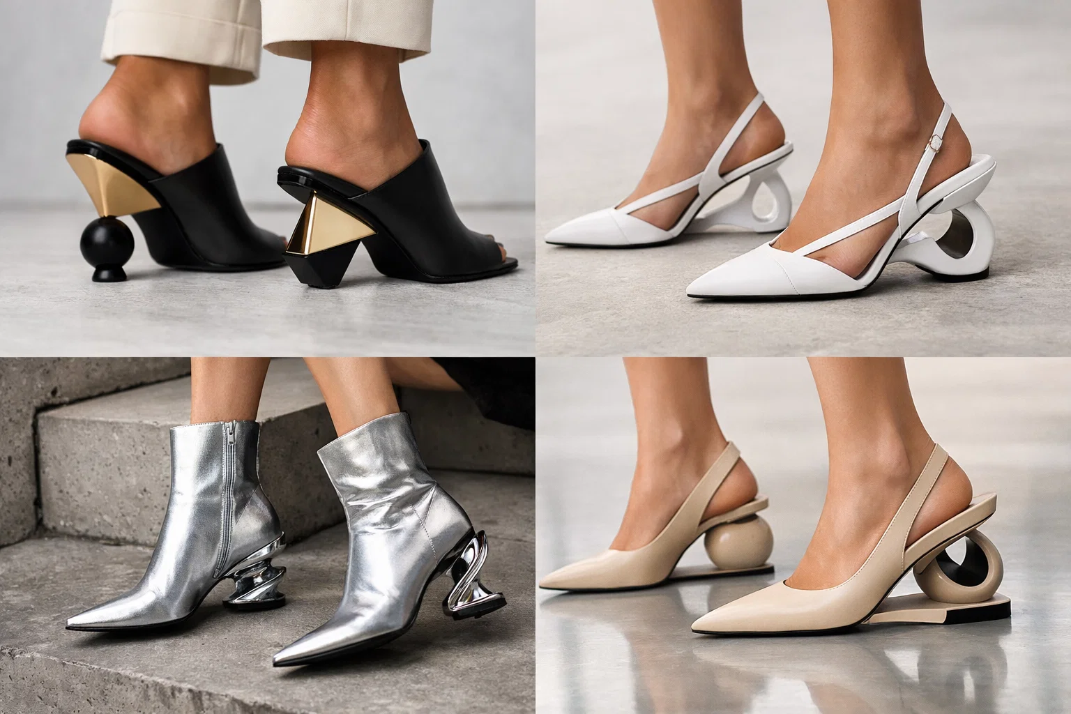 Sculptural heels architectural shape 2026 Women’s Shoe Trends: Chic, Bold & Must-Have Styles - 10 2026 Women’s Shoe Trends