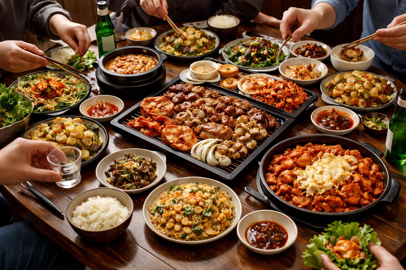 Why Everyone Loves Korean Dishes: Flavor, Health, and Culture Explained 6 Social and Interactive Dining Why Everyone Loves Korean Dishes: Flavor, Health, and Culture Explained - 6 Everyone Loves Korean Dishes
