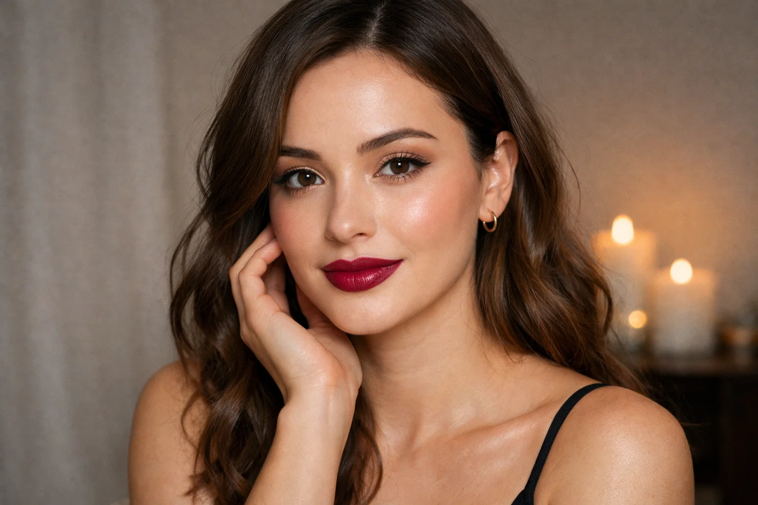Valentine’s Day 2026 Beauty Trends: Makeup & Hair Ideas You’ll Love 18 Solo Glow Night Valentine’s Day 2026 Beauty Trends: Makeup & Hair Ideas You’ll Love - 18 Valentine’s Day 2026 Beauty Trends