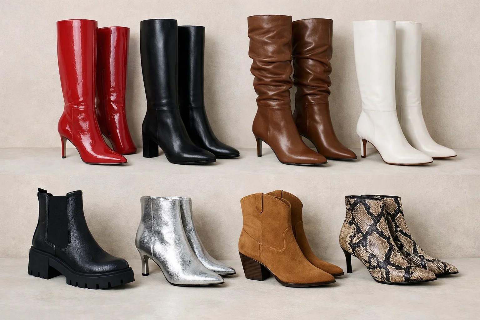 Tall leather and ankle boots 2026 Women’s Shoe Trends: Chic, Bold & Must-Have Styles - 5 2026 Women’s Shoe Trends