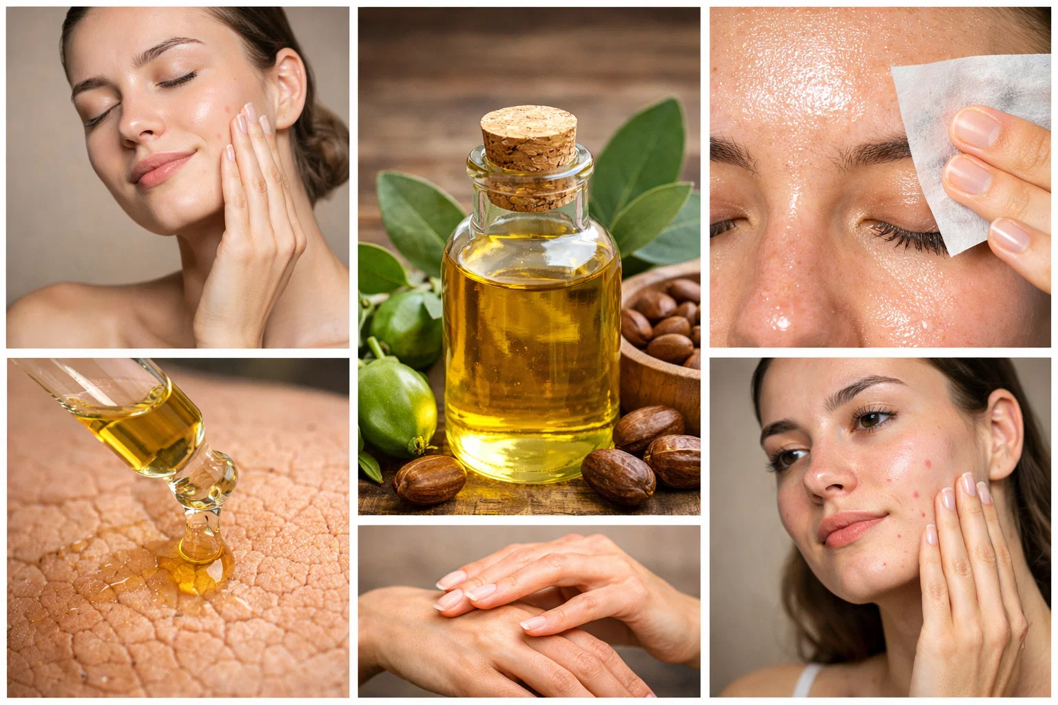 Benefits of Jojoba Oil for Skin How to Use Jojoba Oil for Maximum Benefits: Skin, Hair & Nails Guide - 3 Jojoba Oil