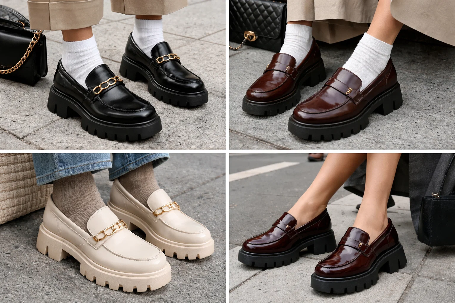 5 Shoes Every Wardrobe Needs in 2026: Style That Goes With Everything 6 Chunky Lug Sole Loafers 5 Shoes Every Wardrobe Needs in 2026: Style That Goes With Everything - 6