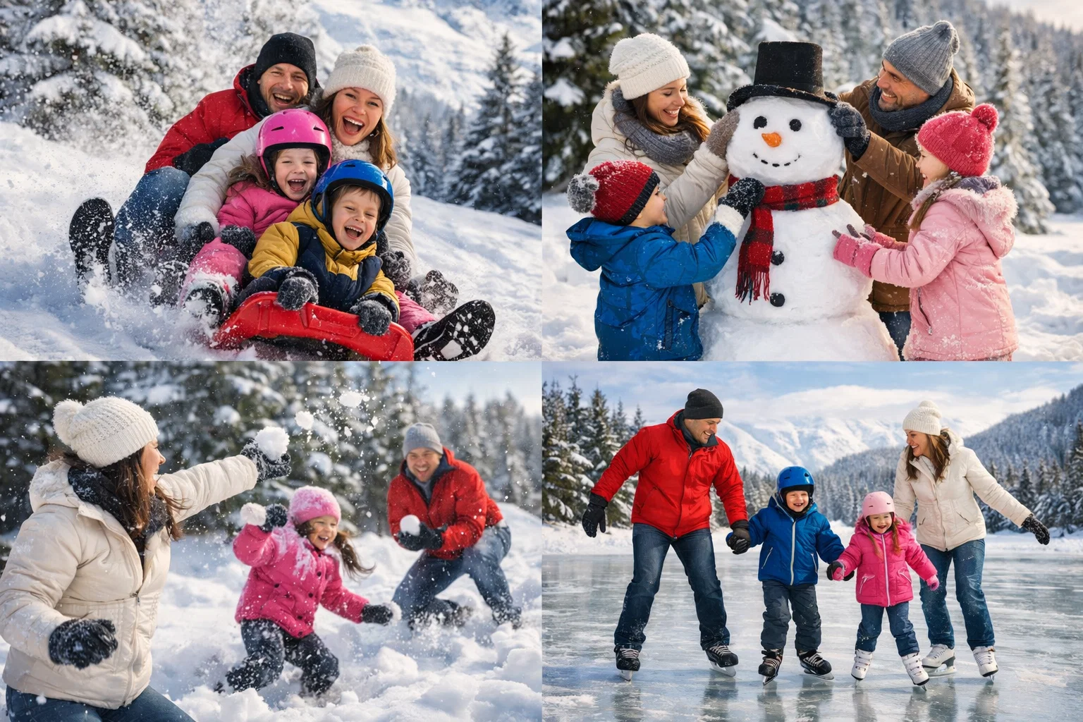 Best Outdoor Winter Activities to Enjoy With Your Kids and Family 3 Classic Snow Activities the Whole Family Will Love Best Outdoor Winter Activities to Enjoy With Your Kids and Family - 3 Best Outdoor Winter Activities