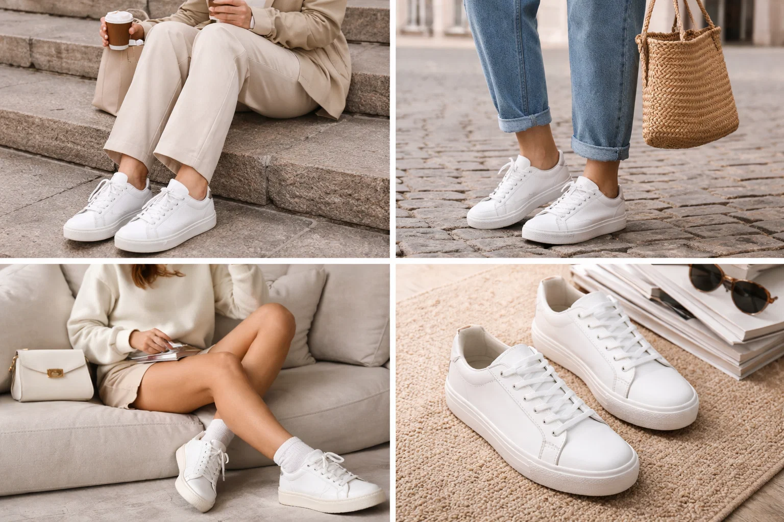 5 Shoes Every Wardrobe Needs in 2026: Style That Goes With Everything 3 Classic White Sneakers 5 Shoes Every Wardrobe Needs in 2026: Style That Goes With Everything - 3