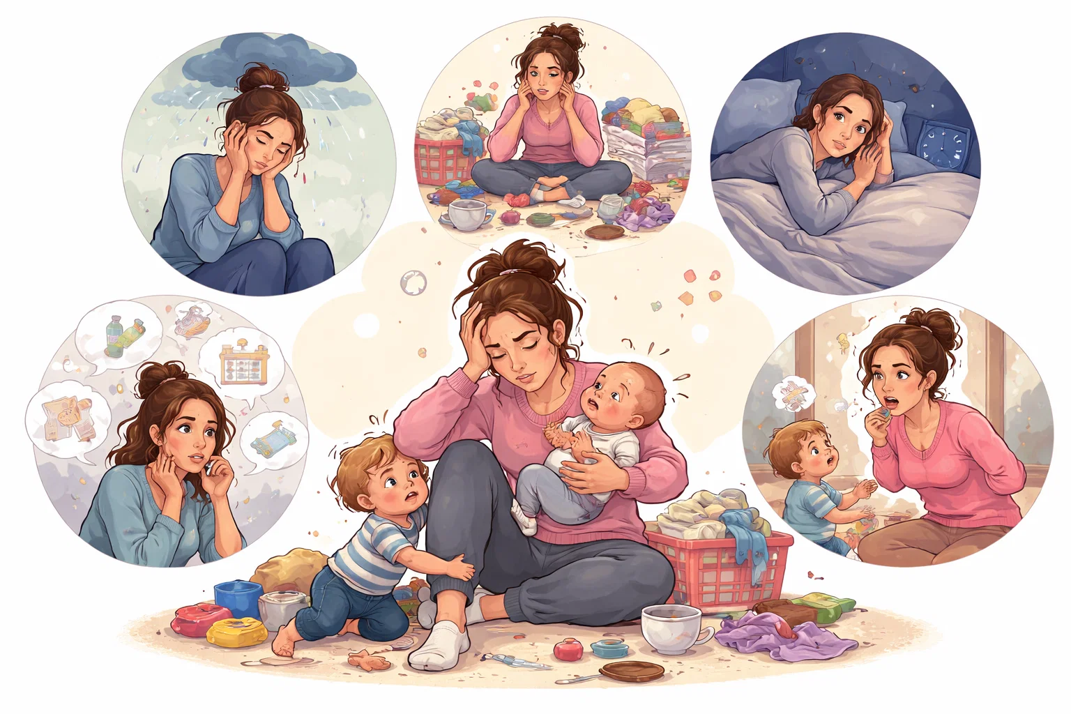 Common Mental Health Conditions Affecting Modern Mothers The Mental Health Challenges of Modern Mothers: Causes, Signs, and Solutions - 5 Mental Health Challenges of Modern Mothers