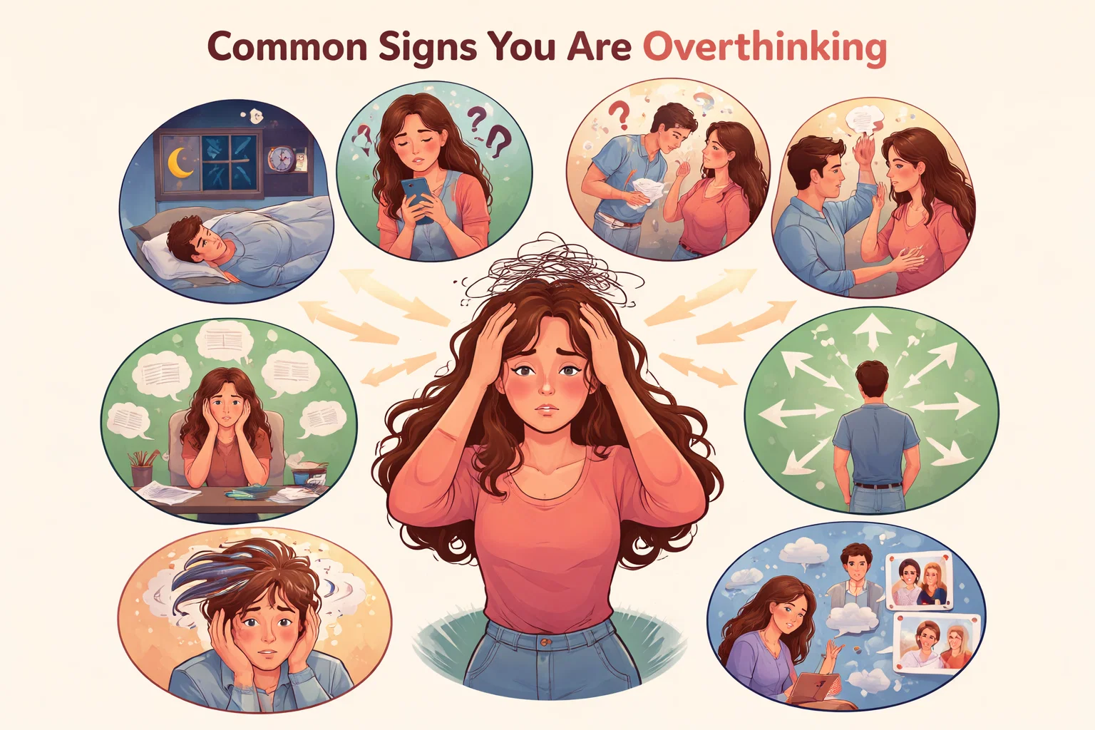 Stop Overthinking: Practical Ways to Feel Calm and in Control 4 Common Signs You Are Overthinking Stop Overthinking: Practical Ways to Feel Calm and in Control - 4 Stop Overthinking