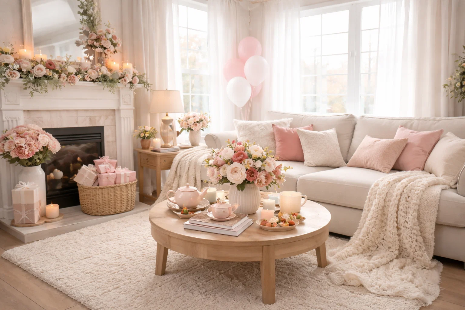 Cozy Living Room Decor Ideas for Mothers Day Cozy Mother’s Day Decor Ideas for a Warm and Meaningful Celebration - 8 Mother’s Day Decor Ideas